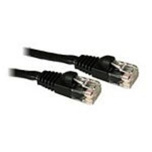 Foto Cables2go 0.5M Moulded/Booted Negro CAT5E PVC UTP