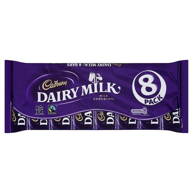Foto Cadbury Dairy Milk 8 Pack