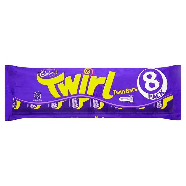 Foto Cadbury Dairy Milk Twirl Multi Pack 8 Bars