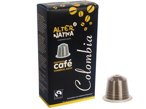 Foto Café Colombia 10 Cápsulas Comercio Justo