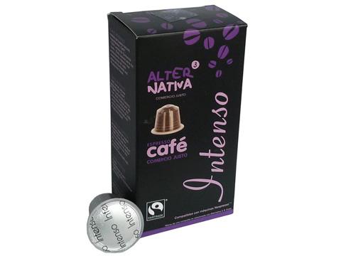 Foto Café Intenso 10 Cápsulas Comercio Justo 5 grs.