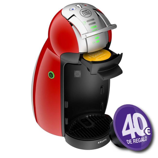 Foto Cafetera capsulas Krups GENIO PICCOLO ROJA