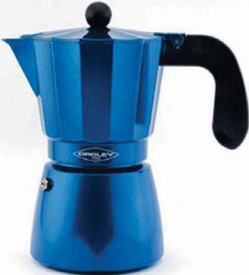 Foto Cafetera de aluminio Oroley modelo Blue para Inducción