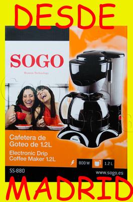 Foto cafetera de goteo sogo ss-880 1.2 litros maquina de cafe jarra 10 - 12 tazas