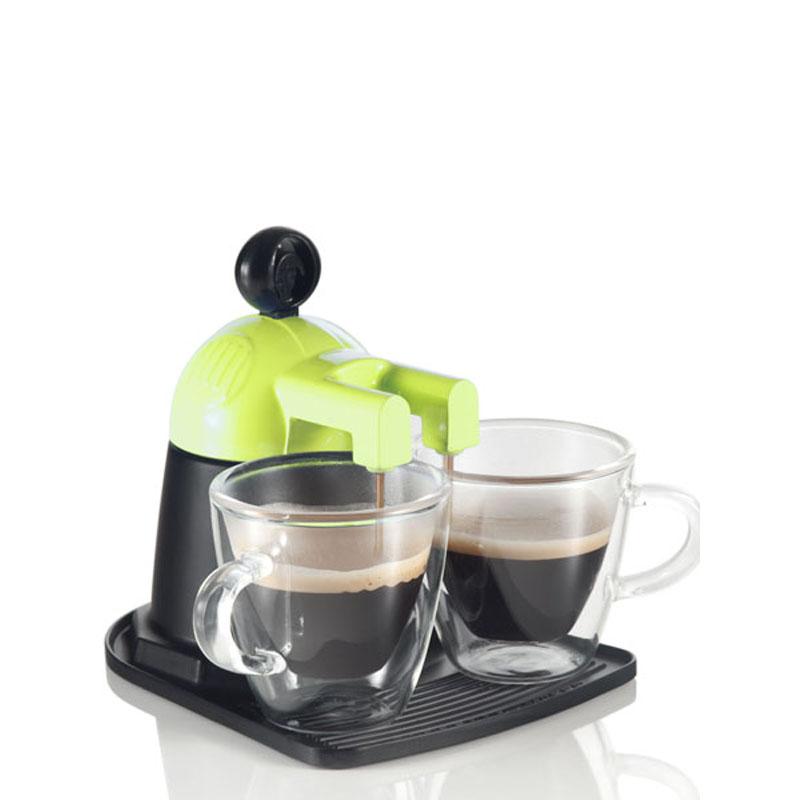 Foto Cafetera Expreso Verde y 2 Tazas