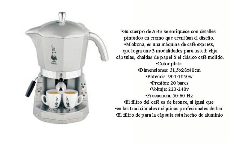 Foto Cafetera makona trio silver bialetti