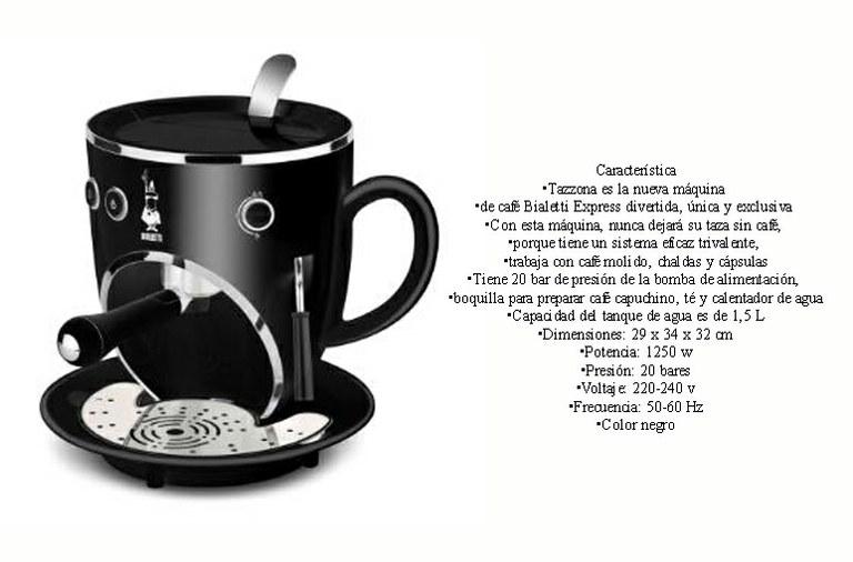 Foto Cafetera tazona trio negra bialetti