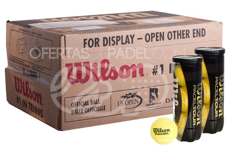 Foto Cajón de 24 botes de pelotas Wilson Pádel