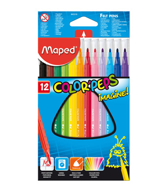 Foto Caja 12 rotuladores MAPED ColorPep’s