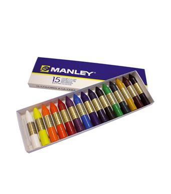 Foto Caja de 10 ceras blandas MANLEY