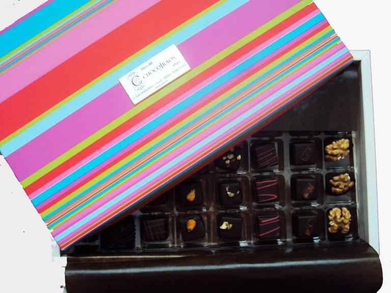 Foto Caja de bombones de chocolate gourmet -40 piezas. promocion