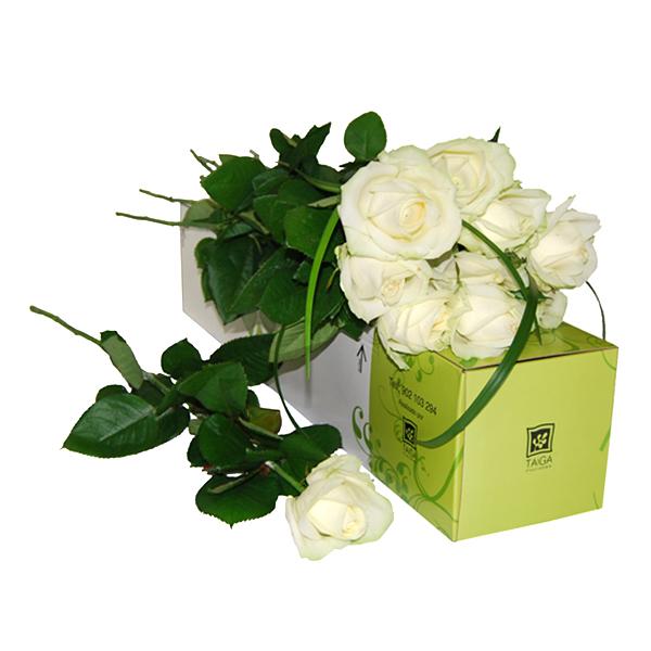 Foto Caja de Rosas Blancas