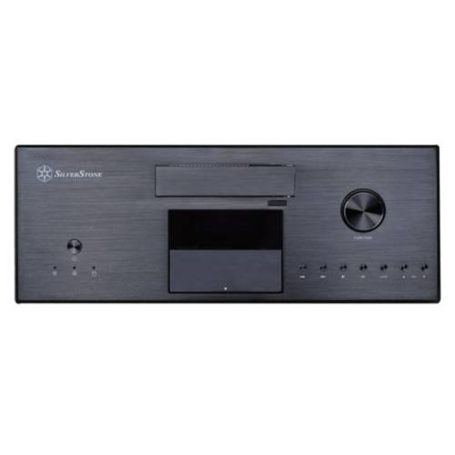 Foto Caja Htpc Silverstone Lc16bmr Negra Con Display, Mando Y Cardreader
