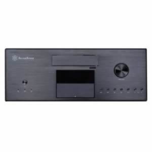 Foto Caja htpc silverstone lc16bmr negra con display, mando y cardreader