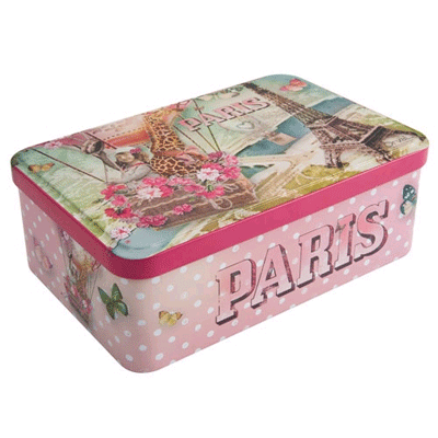 Foto CAJA LATA PARIS VU DU CIEL ORVAL