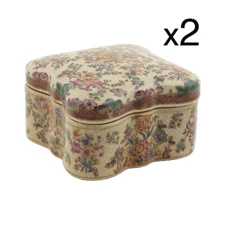 Foto Caja mariposa 11cm set de 2 -Delicia en Porcelana Adèle Carey