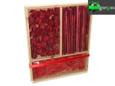 Foto Caja Potpourri Bambu 3dtos.4frag.24x20cm