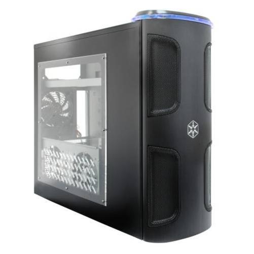 Foto Caja silverstone kl03b-w negra con ventana