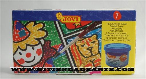 Foto Caja temperas Jovi 35 ml. 9 piezas