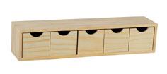 Foto CAJONERA PINO MULTI 12X57X13CM BLOC-5X1