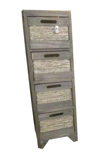 Foto Cajoneras de Mimbre y Madera Decapada