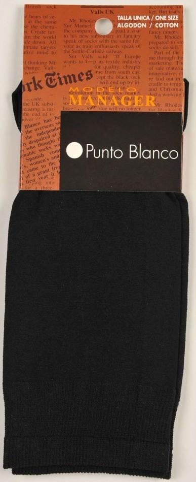 Foto Calcetín Ejecutivo Liso Punto Blanco