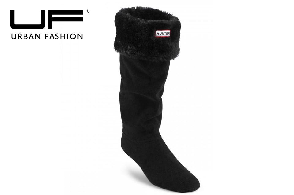 Foto Calcetin Hunter Grizzly Cuff Black