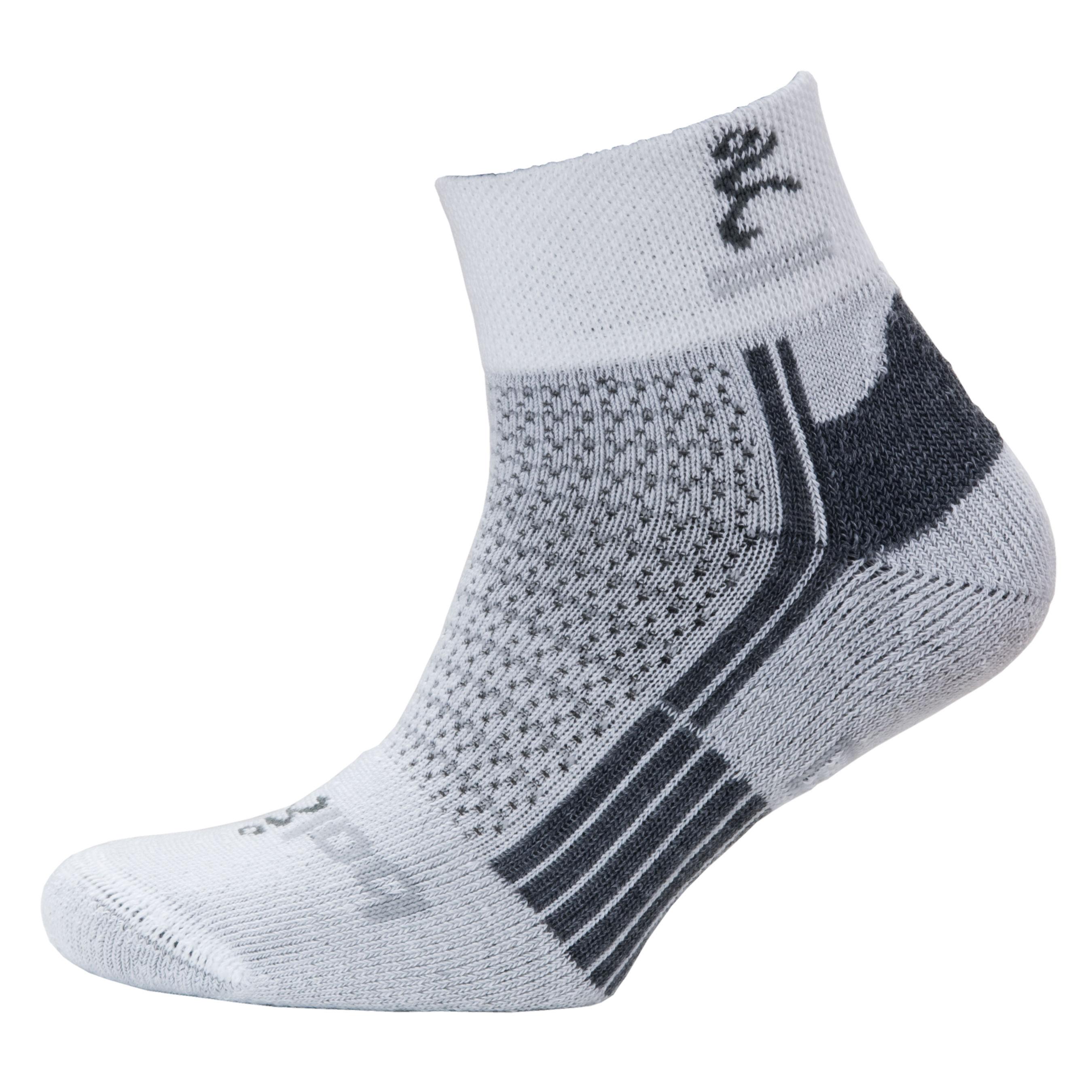 Foto Calcetines acolchados de running Balega - Ultra 2 Quarter Grey/White