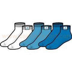 Foto Calcetines adidas cr t linankle3p blanco/azuli (o05548)