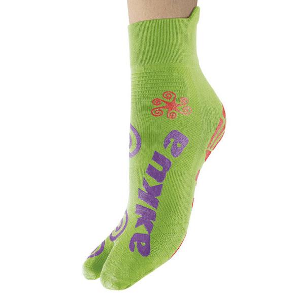 Foto Calcetines Akkua Action One Finger color verde/violeta