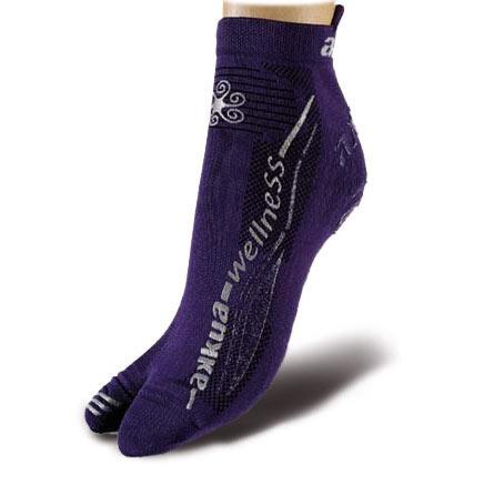 Foto Calcetines Akkua Wellness One Finger color violeta/plata