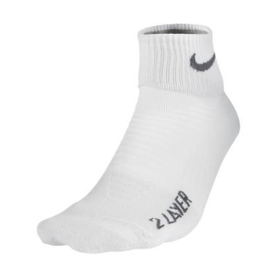 Foto Calcetines cortos de running Nike Elite anti-ampollas (1 par) - Blanco - S