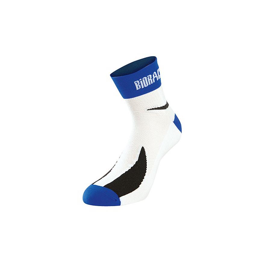 Foto Calcetines de ciclista Bioracer Top Sock azul/blanco , m