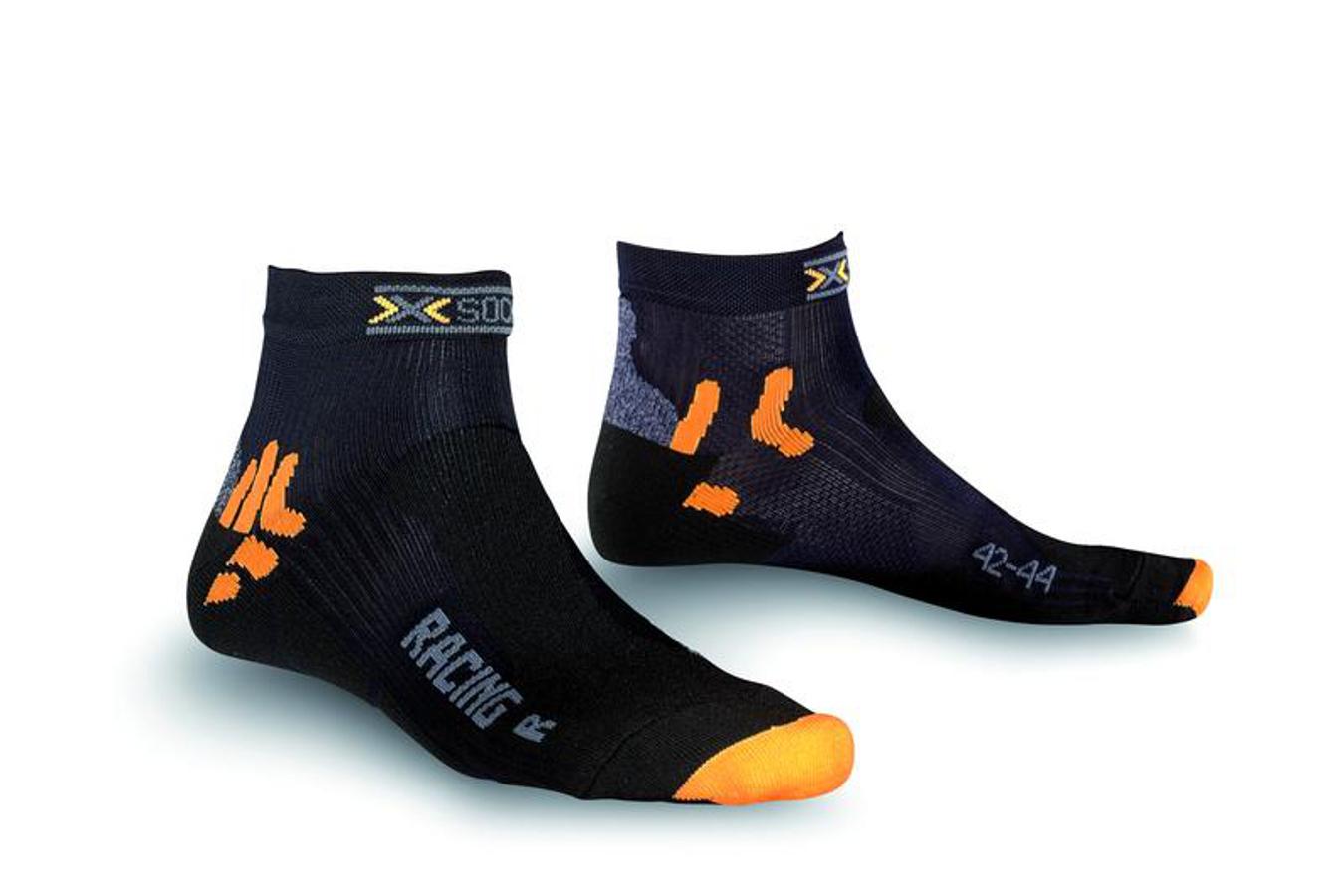 Foto Calcetines de ciclista X-Socks Biking Racing negro para hombre , 35-38