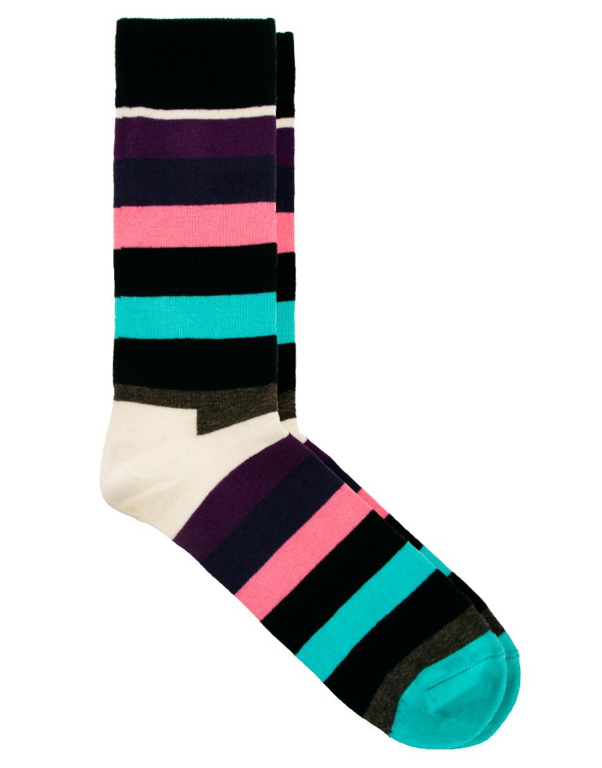 Foto Calcetines de rayas de Happy Socks Multicolor