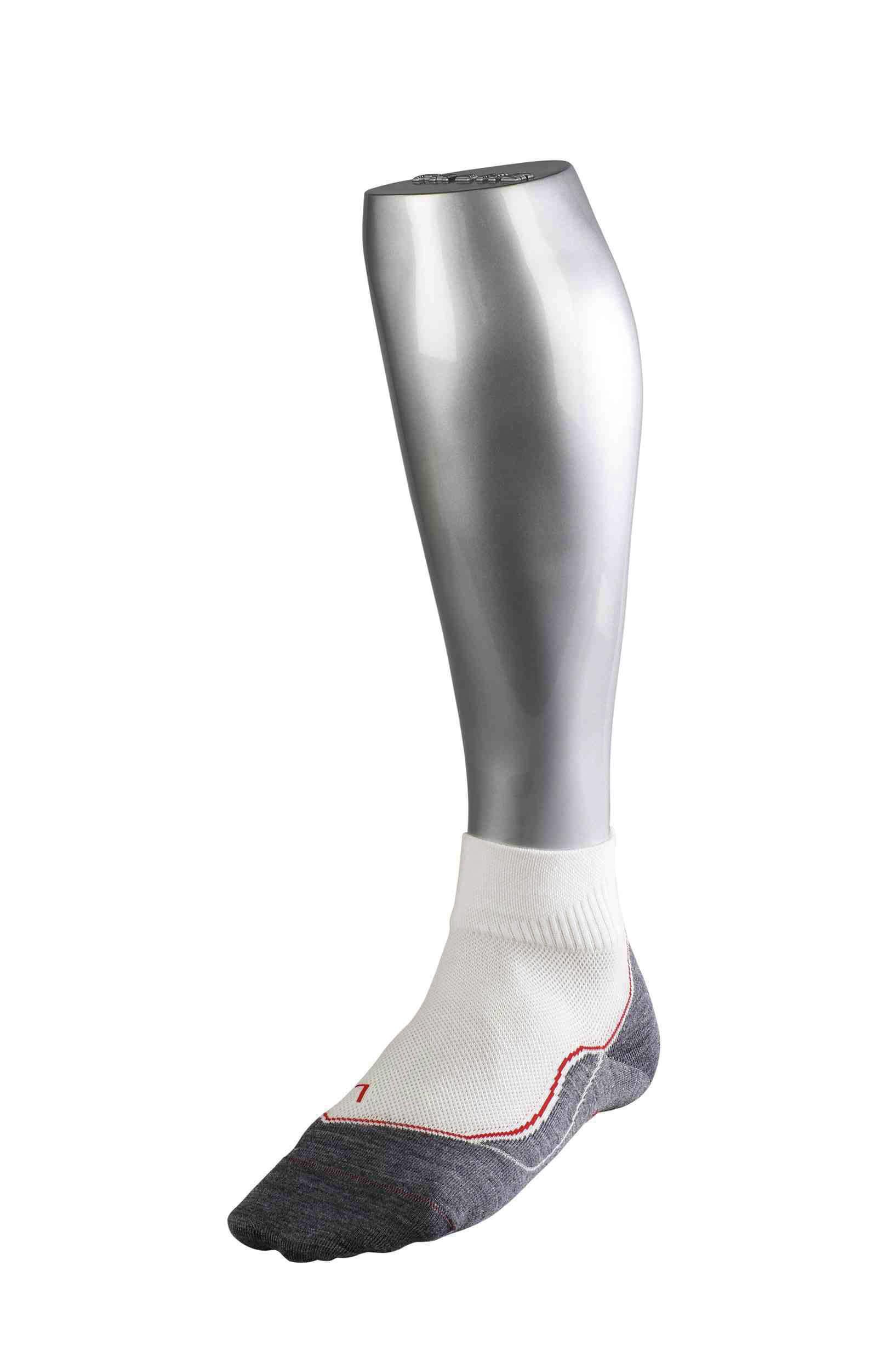Foto Calcetines para correr Falke RU5 gris/blanco para mujer , 37-38