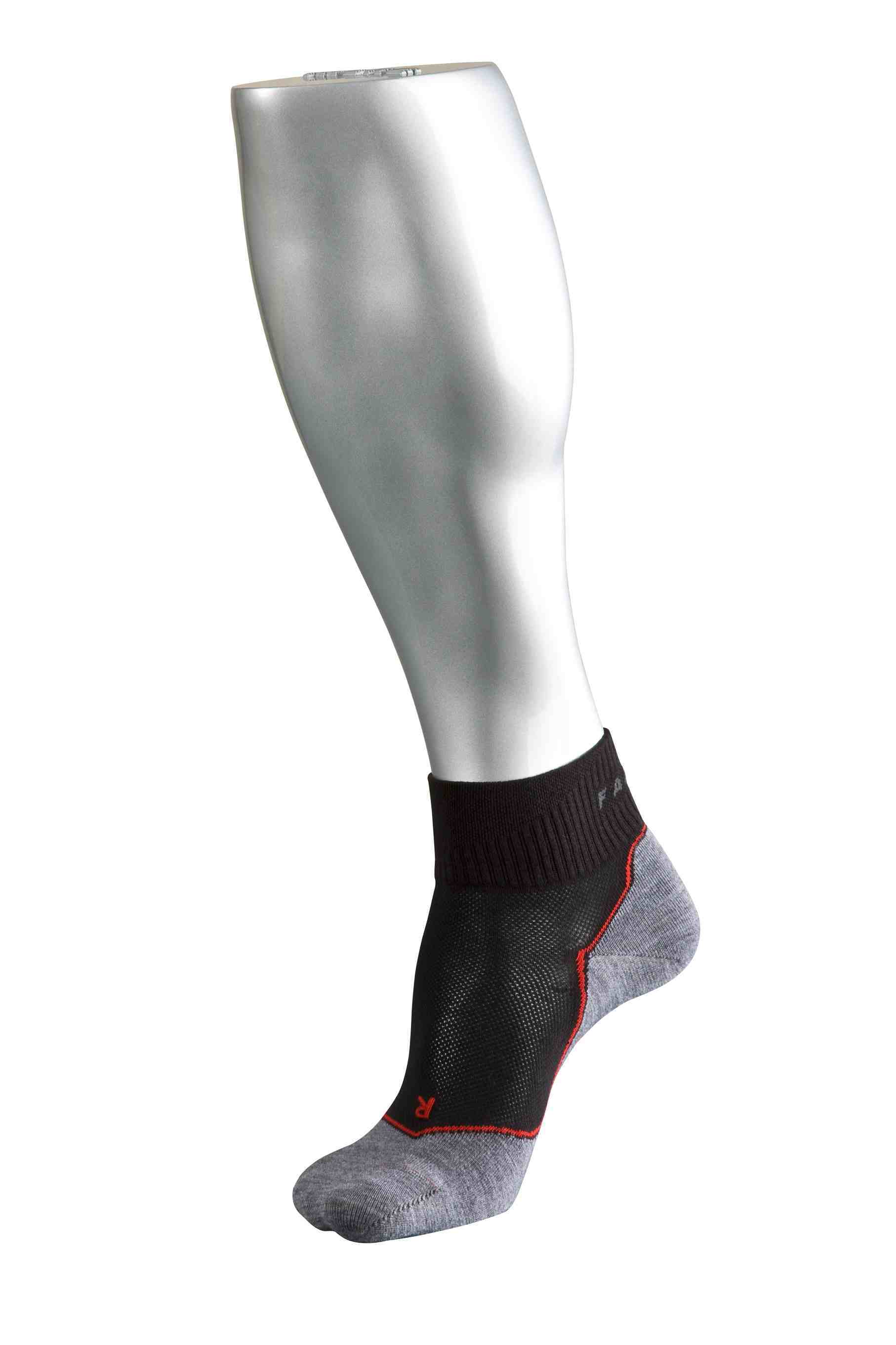 Foto Calcetines para correr Falke RU5 gris/negro para mujer , 35-36