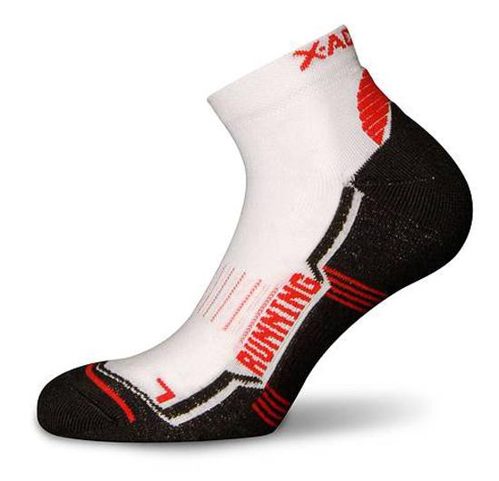 Foto Calcetines X-action Running Red White Unisex