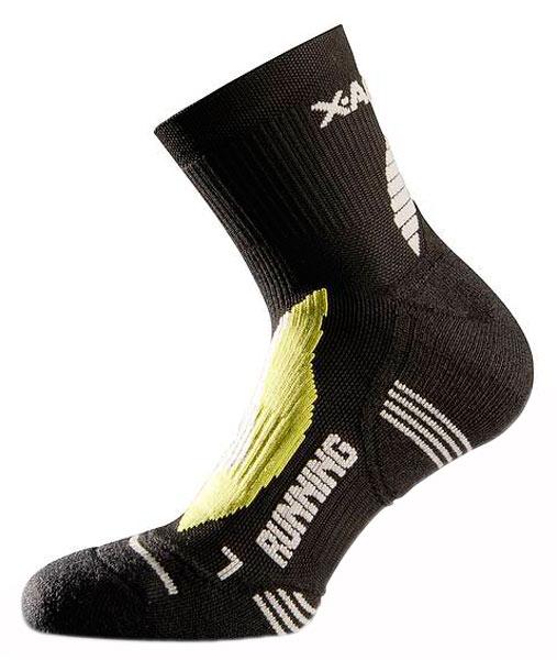 Foto Calcetines X-action Running Silver Black Man