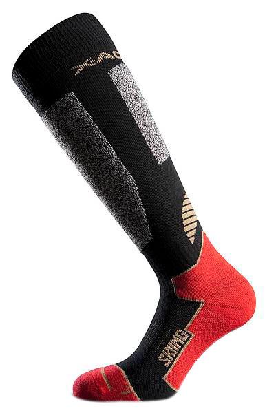 Foto Calcetines X-action Skiing Thermo Gold Sep Black/red Unisex