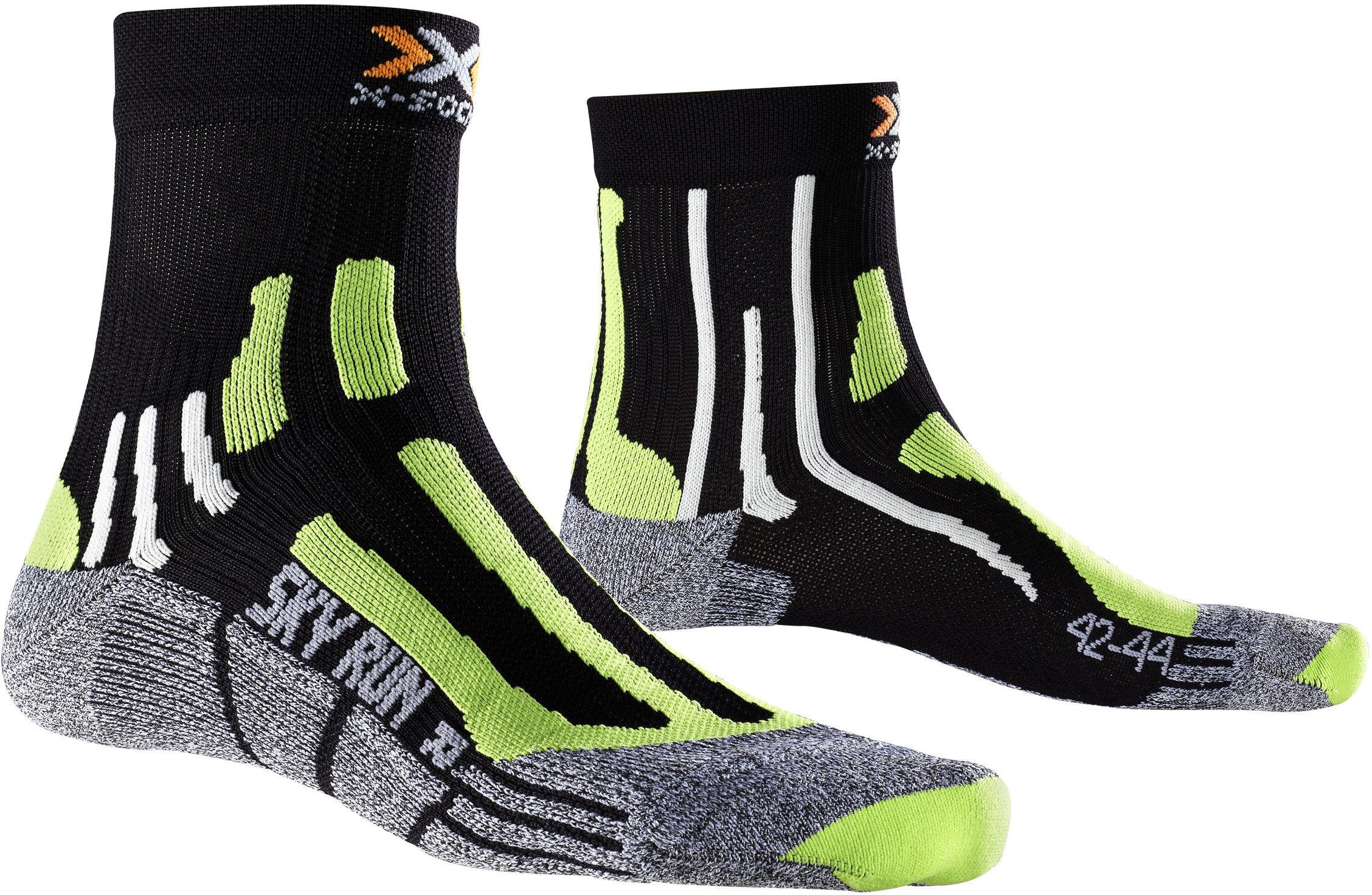 Foto Calcetines X-Socks - Sky Run V2.0 - 10-12 UK White/Lime