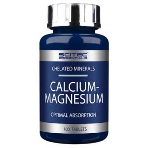 Foto Calcium magnesium - scitec essentials - 100 tabs