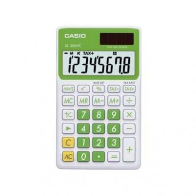 Foto Calculadora de bolsillo Verde Casio SL-300VC
