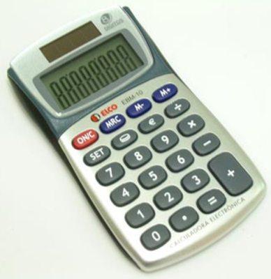 Foto Calculadora Elco Ebm10 Euro Conversor Solar 8 Digitos