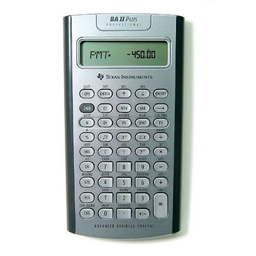 Foto Calculadora financiera HP TI-BA II PLUS Professional Texas Instruments