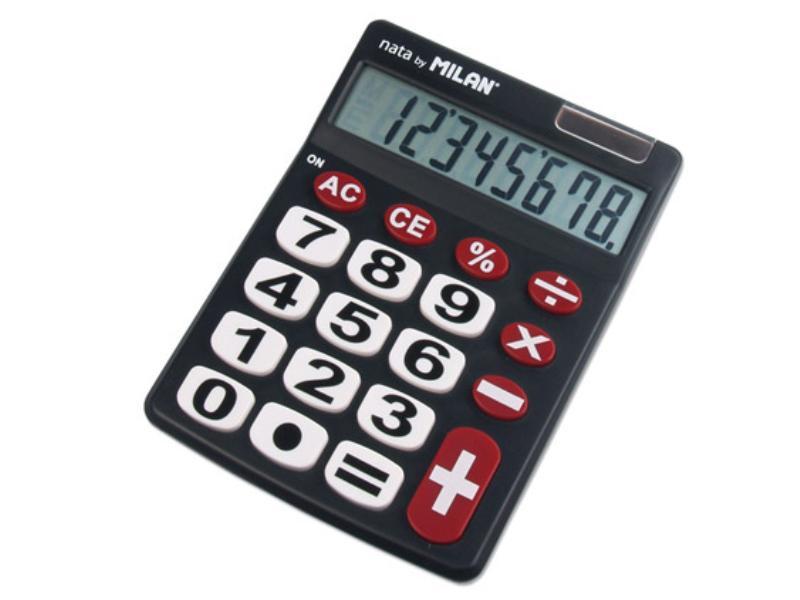 Foto Calculadora milan 8 dig. 151708bl