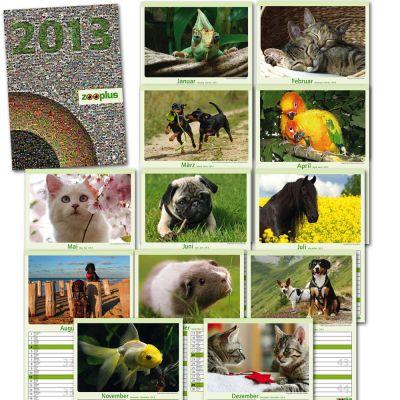 Foto Calendario zooplus 2013 - 12 fanta'sticas ima'genes de animales