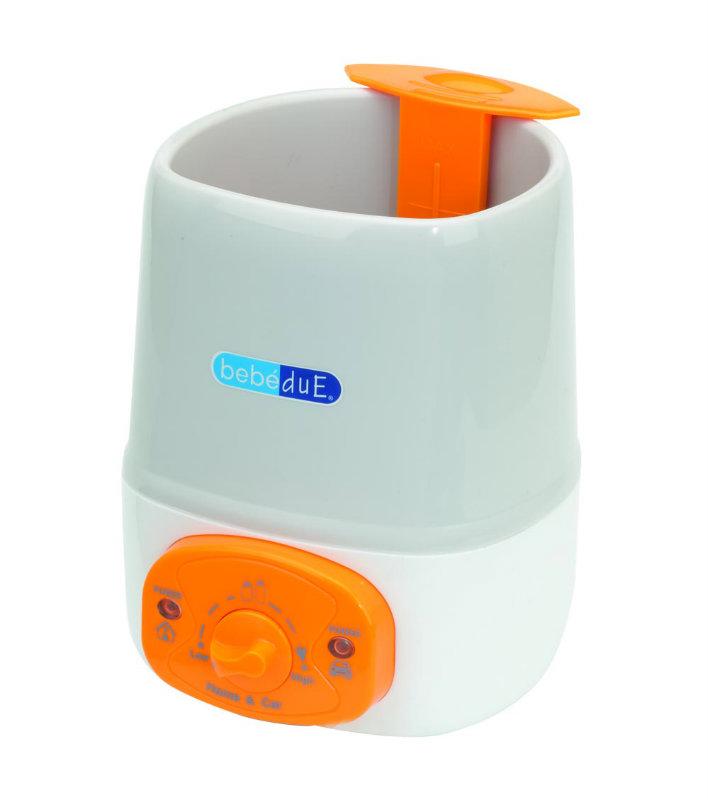 Foto calienta biberones electrico para casa y coche bebedue