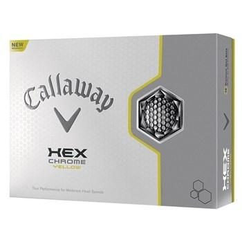 Foto Callaway HEX Chrome Yellow Golf Balls