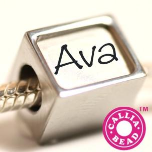 Foto Callia Bead Ava Name European Bead Charm